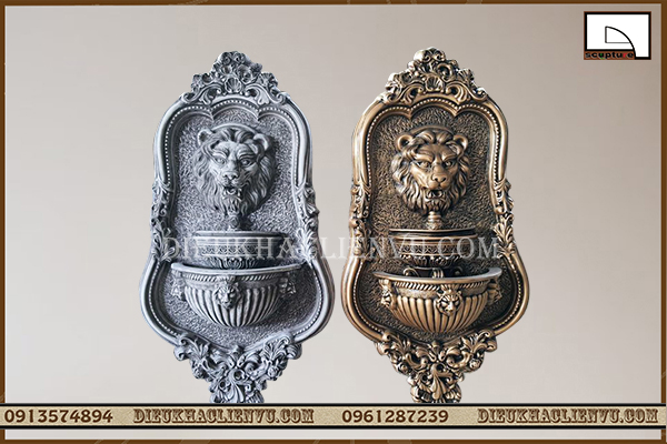 Đài phun nước sân vườn ốp tường